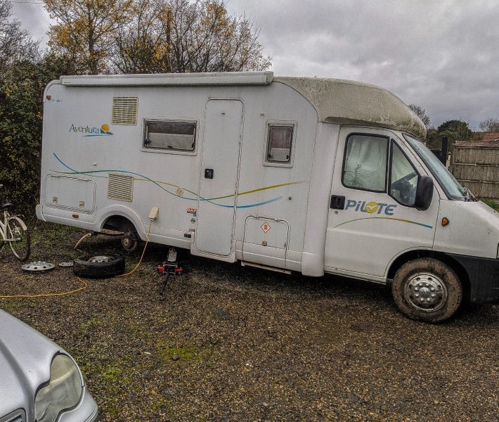 caravan tyre fitting