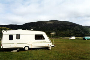 Caravan tyre fitting