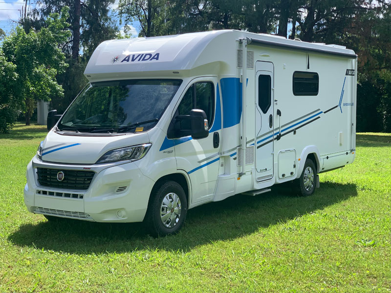 Caravan tyre fitting